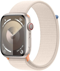 Apple Watch Series 9 GPS + Cellular 41mm Starlight Aluminium Case / Starlight Sport Loop