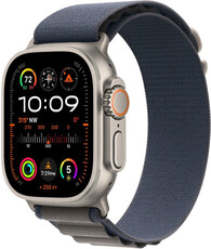Apple Watch Ultra 2 GPS + Cellular, 49mm Titanium Case / Blue Alpine Loop-Small